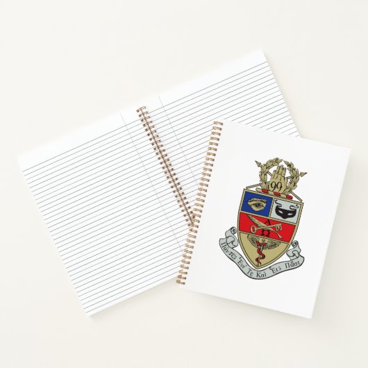Kappa Psi Wappen Notizblock (Innenseite)