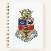 Kappa Psi Wappen Notizblock (Vorderseite)