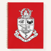 Kappa Psi Wappen Notizblock (Vorderseite)