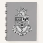 Kappa Psi Wappen Notizblock (Vorderseite)