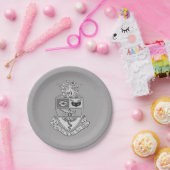 Kappa Psi Wappen Pappteller (Party)
