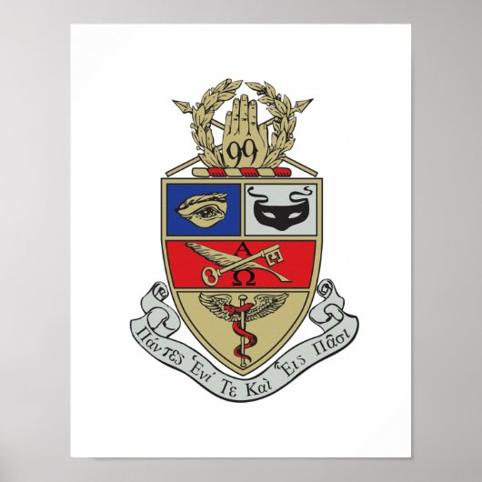 Kappa Psi Wappen Poster (Vorne)