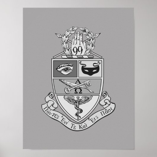 Kappa Psi Wappen Poster (Vorne)