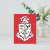 Kappa Psi Wappen Postkarte (Stehend Vorderseite)