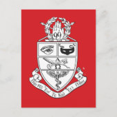 Kappa Psi Wappen Postkarte (Vorderseite)