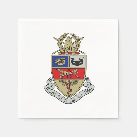 Kappa Psi Wappen Serviette (Vorderseite)