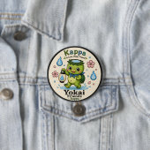 Kappa Yokai Friends Cute Pin Button (Beispiel)