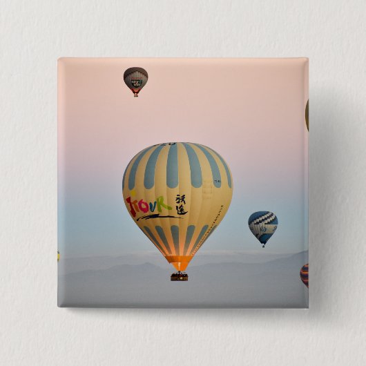Kappadocia Ballonflug Button (Vorderseite)