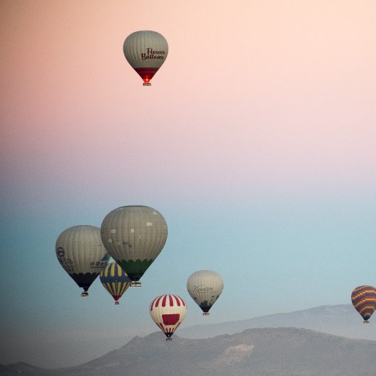 Kappadocia Ballonflug Leinwanddruck