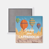 Kappadocia Türkei Reisemagnet Magnet (Vorderseite/Rückseite)