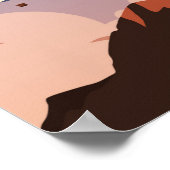 Kappadocia Türkei Retro Reisen Vintag Poster (Ecke)