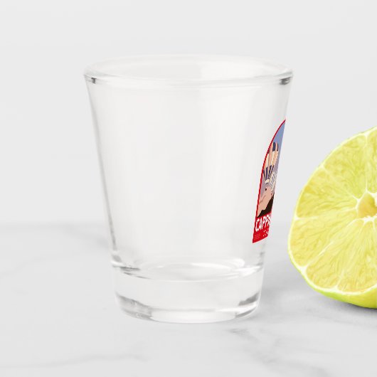 Kappadocia Türkei Retro Reisen Vintag Schnapsglas (Links)