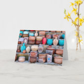 Kappadoker Töpferei Karte (Gelbe Blume)