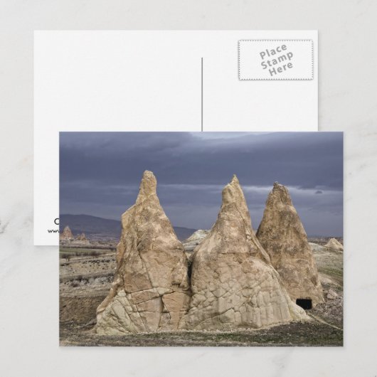 Kappadokien. 2 postkarte (Vorne/Hinten)