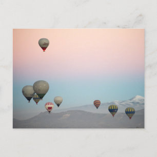 Kappadokien. Balloon Flight Feiertagspostkarte