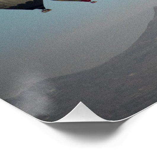 Kappadokien. Balloon Flight Poster (Ecke)