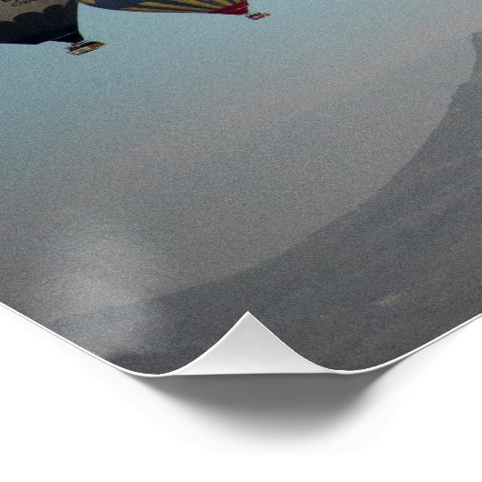 Kappadokien. Balloon Flight Poster (Ecke)