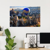 Kappadokien, Goreme | Heißluftballon Poster (Heimbüro)