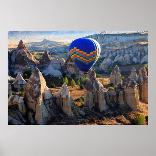 Kappadokien, Goreme | Heißluftballon Poster (Vorne)