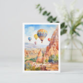 Kappadokien Türkei Berühmter Reiseort Postkarte (Stehend Vorderseite)