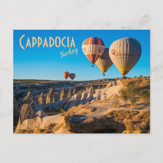 Kappadokien, Türkei: Heißluftballons Postkarte (Vorderseite)