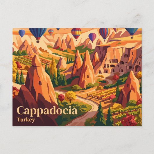 Kappadokien Türkei Postkarte (Vorderseite)