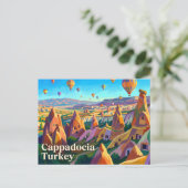 Kappadokien Türkei Postkarte (Stehend Vorderseite)
