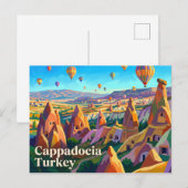 Kappadokien Türkei Postkarte (Vorne/Hinten)