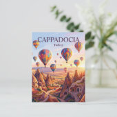 Kappadokien Türkei Postkarte (Stehend Vorderseite)