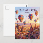 Kappadokien Türkei Postkarte (Vorne/Hinten)