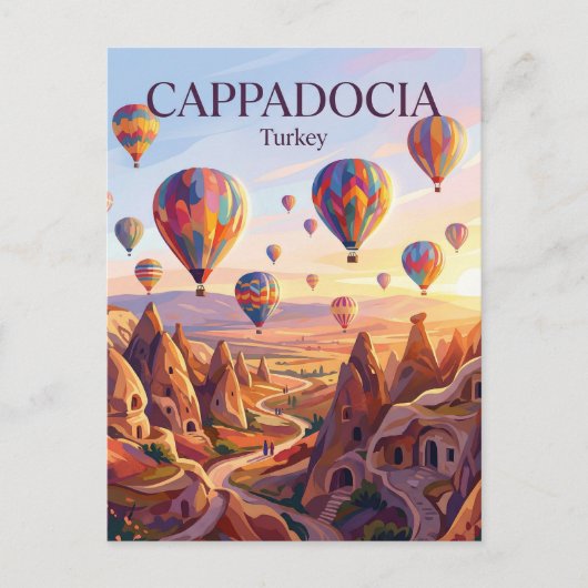 Kappadokien Türkei Postkarte (Vorderseite)