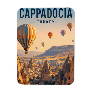 Kappadokien Türkei Reise Heißluftballons Magnet