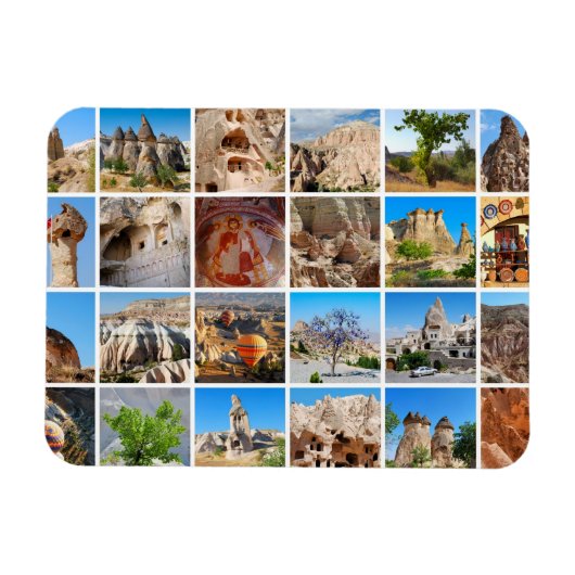 Kappadokollage Magnet (Horizontal)