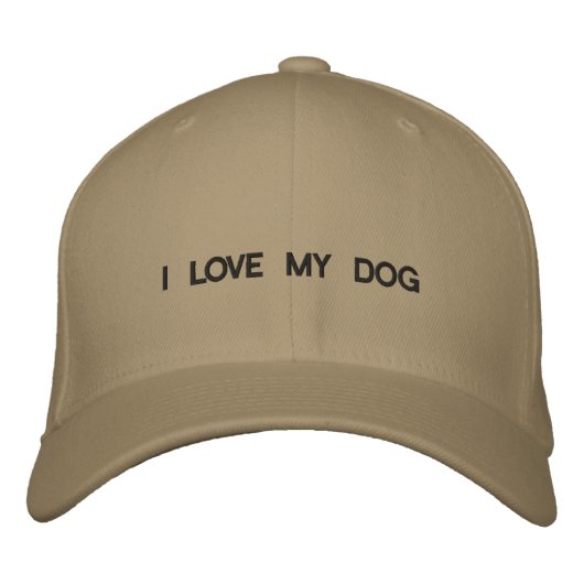 Kappe mit mir LIEBE MEIN HUND vorne. (Vorderseite)