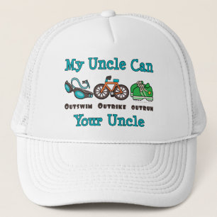 Kappe Onkel-Outswim Outbike Outrun Triathlon