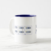 KAPPE Theorem Zweifarbige Tasse (Vorderseite Links)