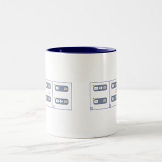 KAPPE Theorem Zweifarbige Tasse