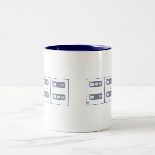 KAPPE Theorem Zweifarbige Tasse (Mittel)