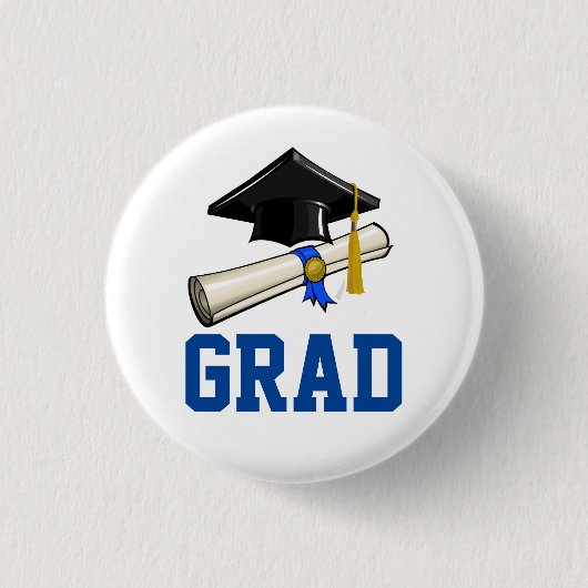 Kappe und Diplom Button (Vorderseite)