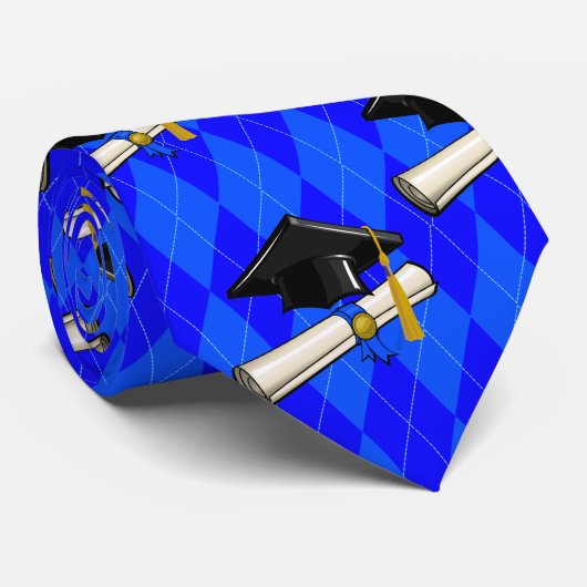 Kappe und Diplom Krawatte (Gerollt)