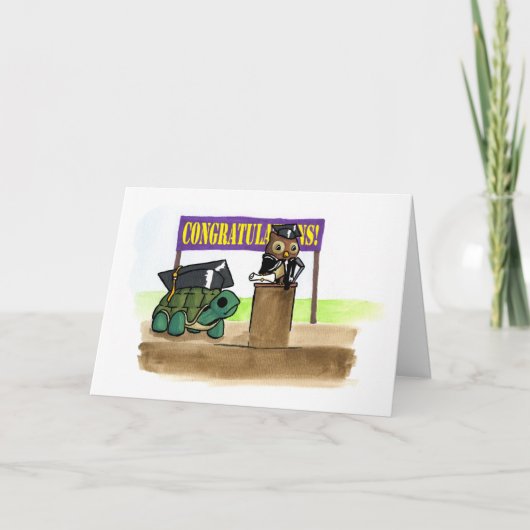 Kappe weg von Ihrer harten Arbeit Karte (Vorderseite)