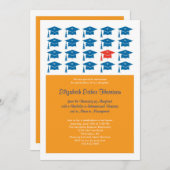 Kappen-Abschluss-Einladung Einladung (Vorne/Hinten)