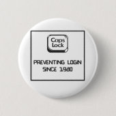 Kappenverschluß - Geek-Spaß Button (Vorderseite)