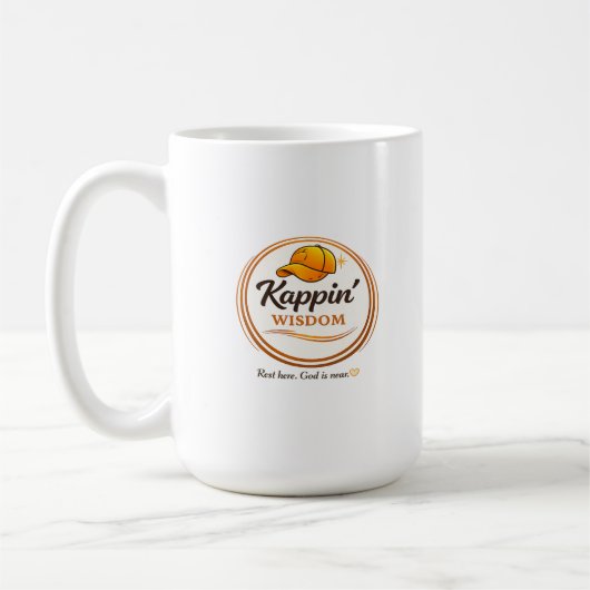 Kappin' Wisdom Logo Tasse (Links)