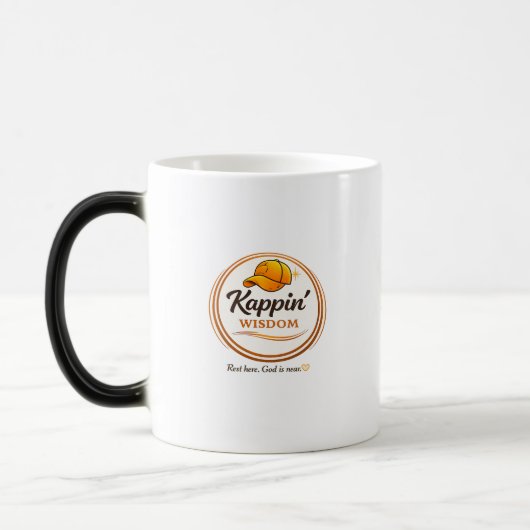 Kappin' Wisdom Logo Tasse (Links)