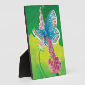 Kappmans-Blauer Schmetterling (Polyommatus-Heilkrä Fotoplatte (Seite)