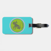 Kapricorn-Gepäckmarke Gepäckanhänger (Rückseite horizontal)