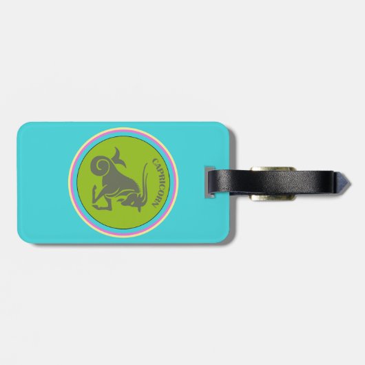 Kapricorn-Gepäckmarke Gepäckanhänger (Rückseite horizontal)