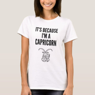 Kapricorn-Sternzeichen, Astrologie Geburtstag T-Shirt