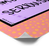 Kapricorn Worcloudposter Poster (Ecke)